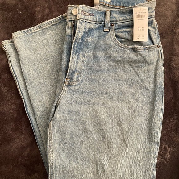 Abercrombie 90s Straight Jeans with Vent Hem - Picture 1 of 5